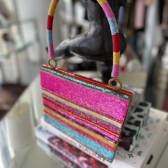 Absolutely stunning one of a kind Nina Gill vintage purse - Picture 4 of 15